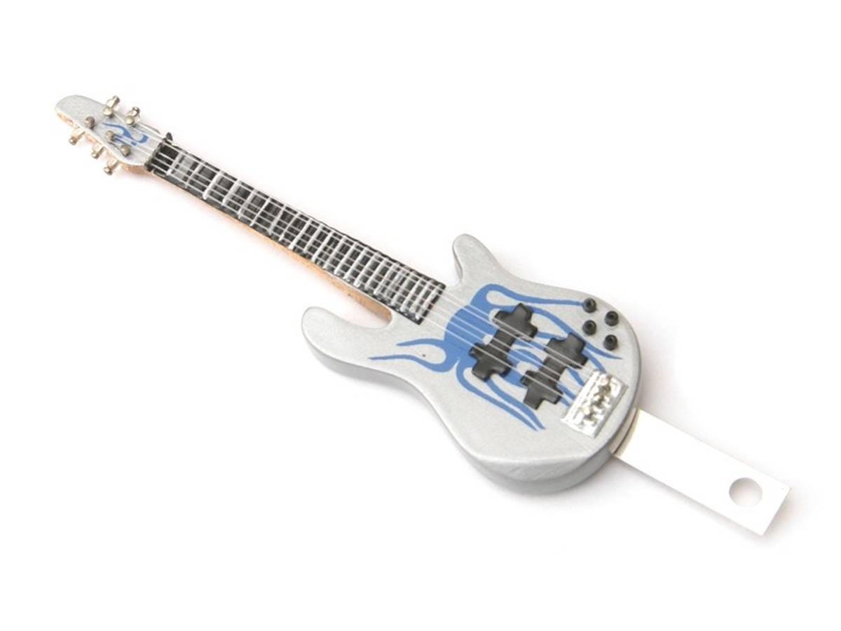 Gitarre "Flaming Blue Base" für Metallica