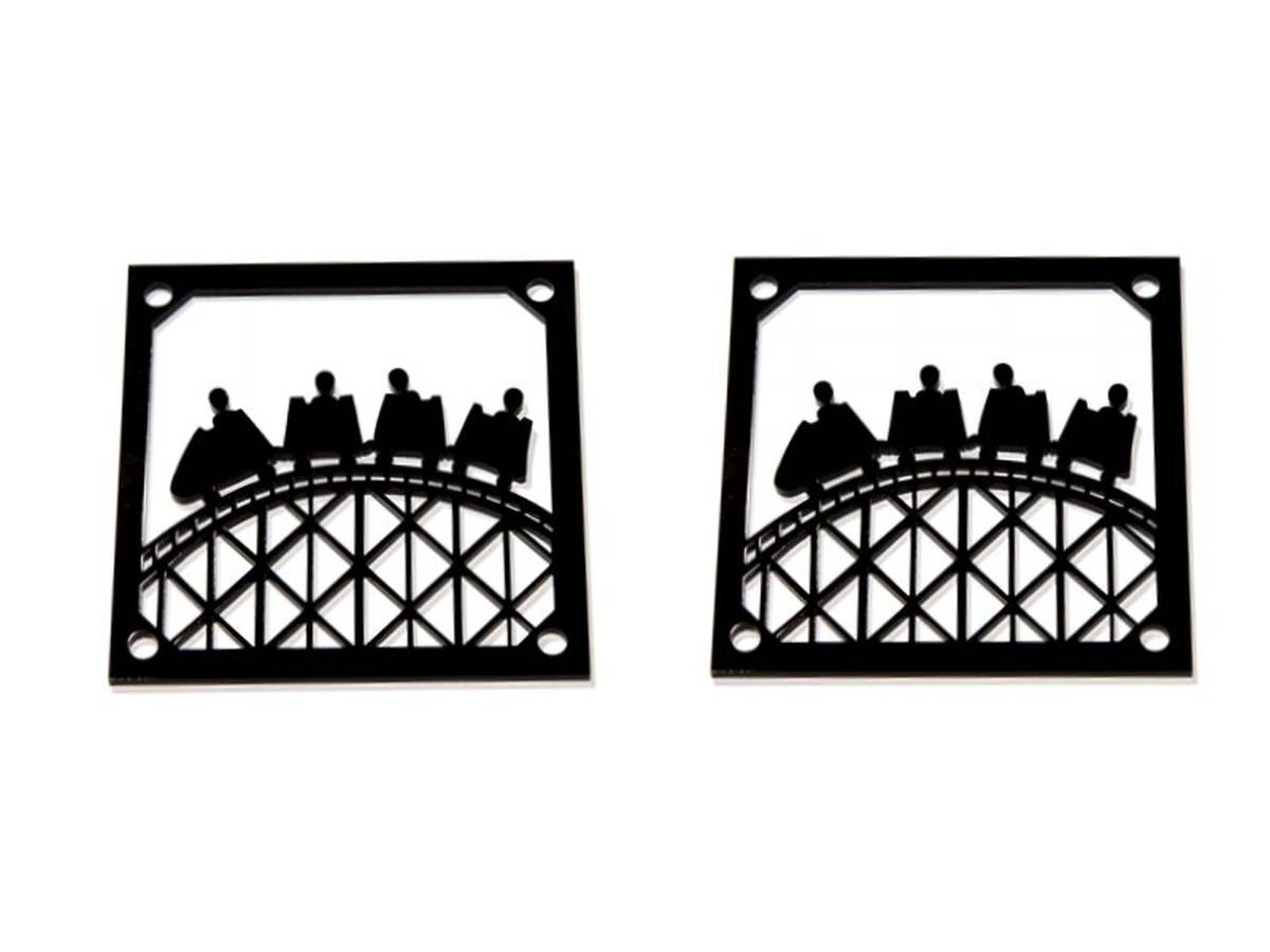 Speaker Light Inserts for Roller Coaster Tycoon, 1 Pair