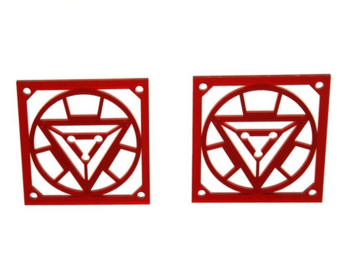 Speaker Light Inserts for Iron Man (Red), 1 Pair