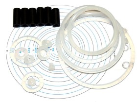 Gummi Set für Pinball (Stern), premium transparent