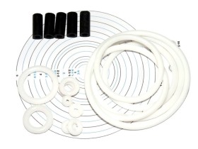 Rubber Set for High Speed, premium white