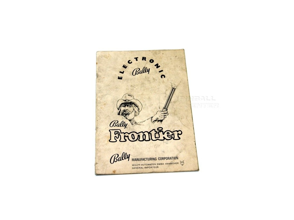 Frontier german Manual, Bally - original