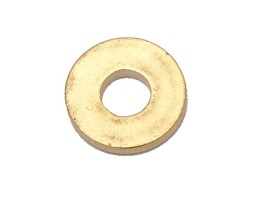 Washer .172" x .437" x .062", brass