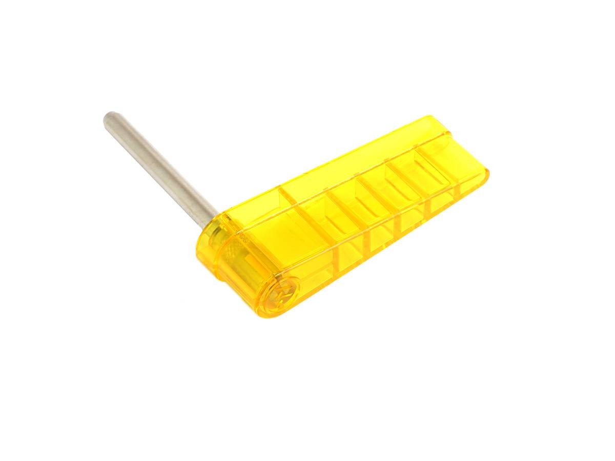 Flipperfinger mit Williams Logo, gelb transparent (20-10110-16T)