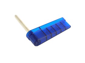 Flipperfinger mit Williams Logo, blau transparent (20-10110-10T)