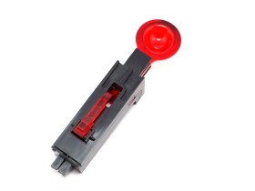 Stern/Sega Standup Target, transparent red, Hemisphere (500-6189-02)