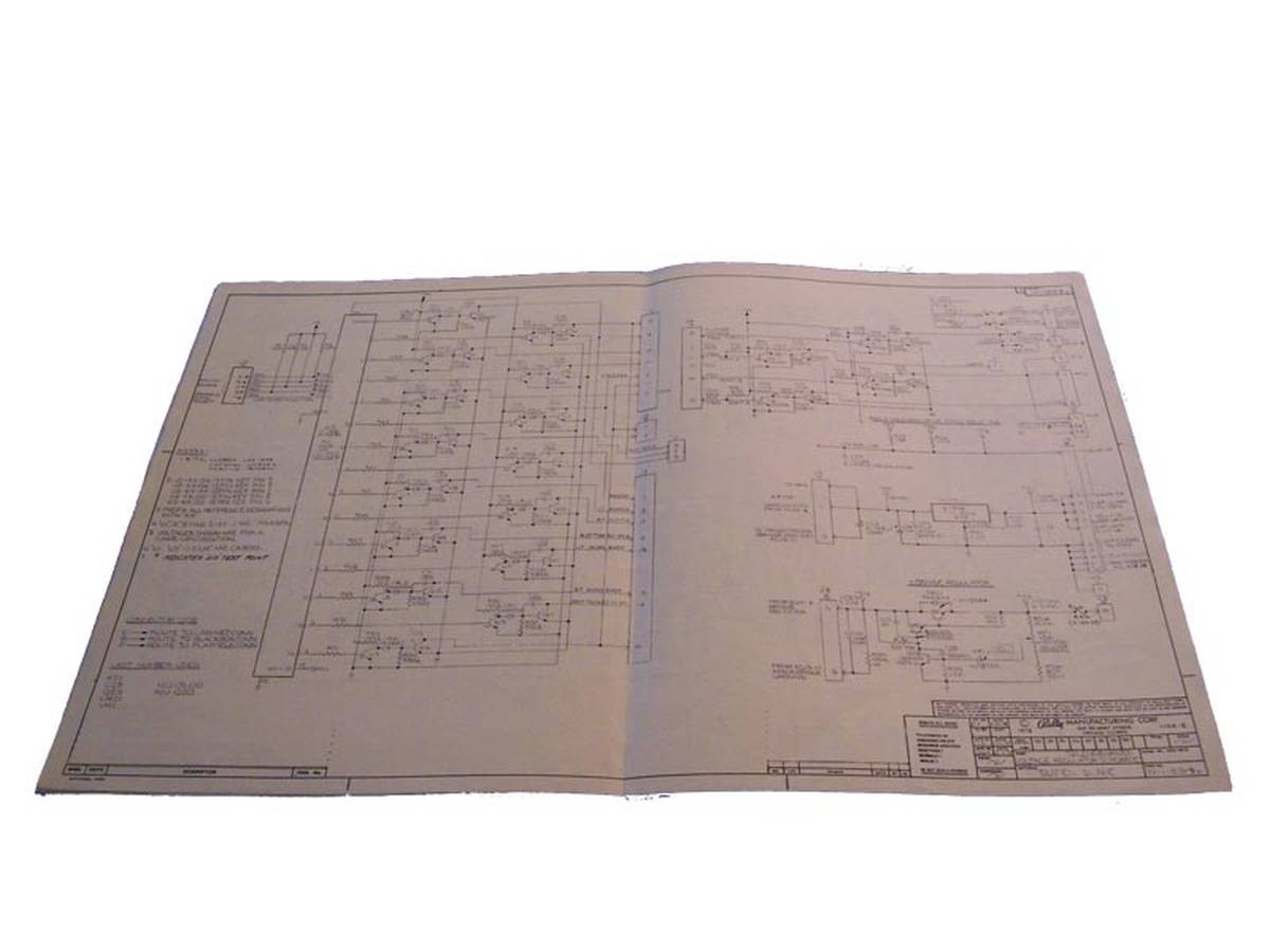 Super Sonic schematics, Bally - original