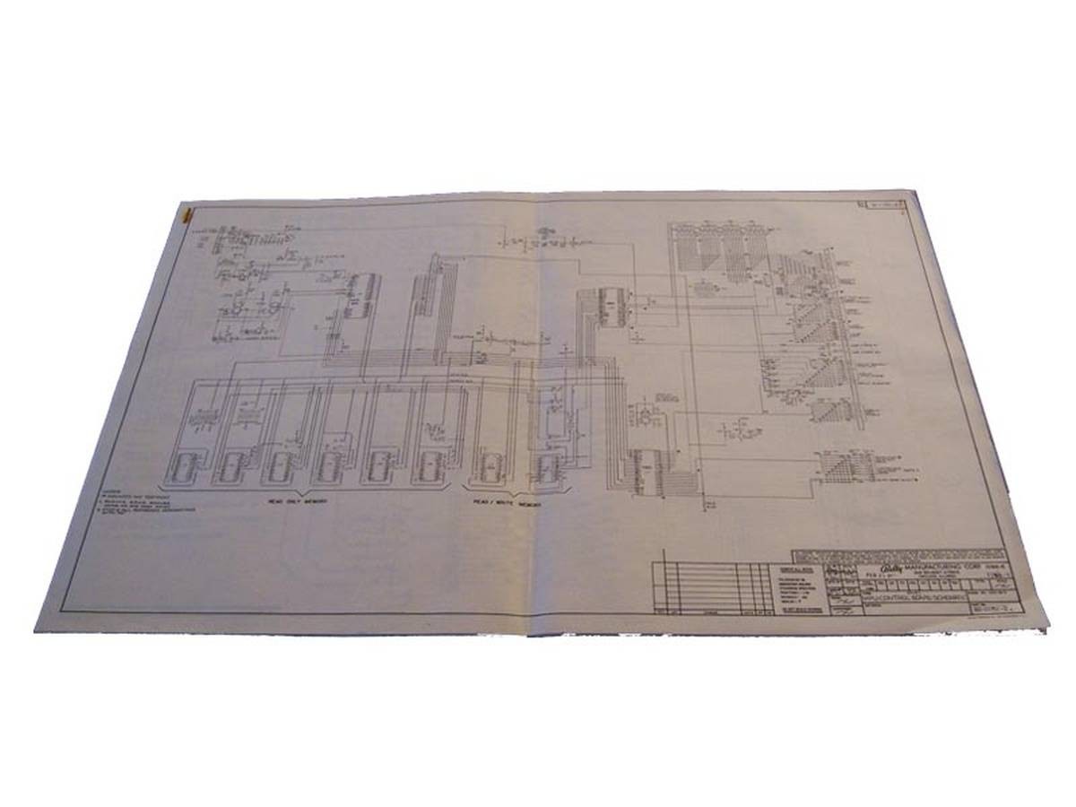 Power Play schematics, Bally - original