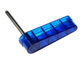 Flipperfinger Bally, blau transparent (A-3994-10)
