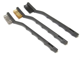 Brush Set (Stainless Steel, Brass, Nylon)