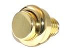 Flipperbutton Aluminium 1", gold