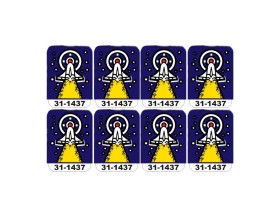 Target Decals for Space Station, Set 1 (31-1437)