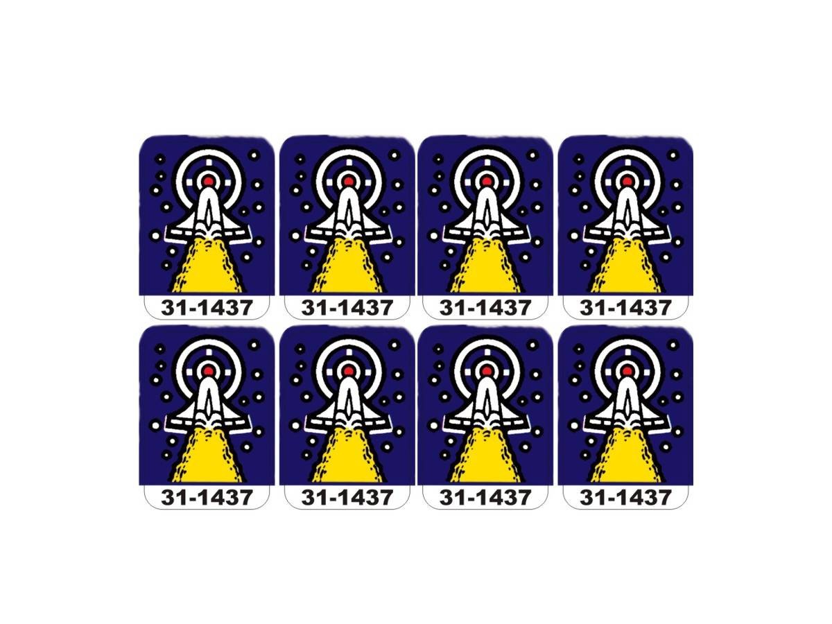 Target Decals for Space Station, Set 1 (31-1437)