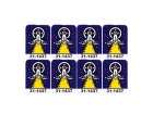 Target Decals for Space Station, Set 1 (31-1437)