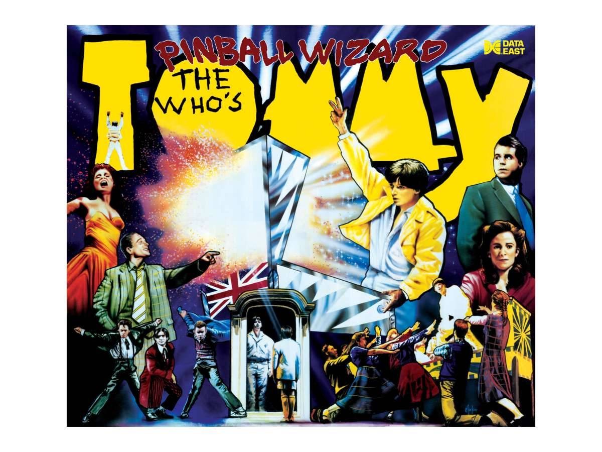 Translite für The Who's Tommy Pinball Wizard