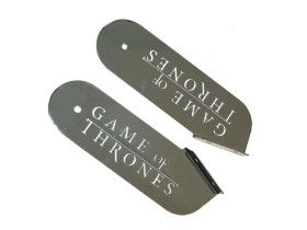 Backbox Gelenk Set für Game of Thrones chrom, Stern