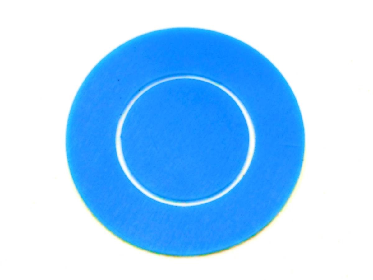 Disc Rubber Set for TRON: Legacy, blue