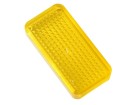 Insert 1 1/2" rectangular, yellow transparent (PI-112REC-YT)