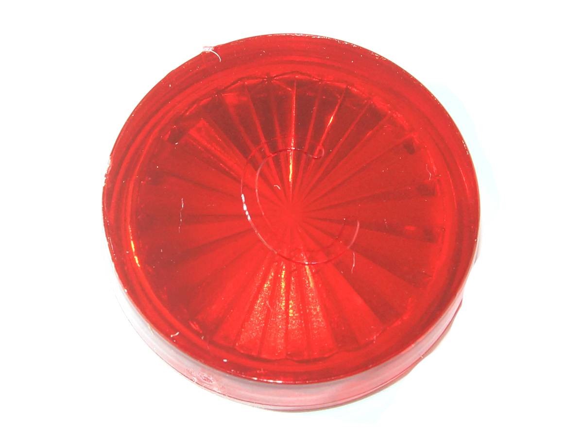 Insert 1" rund, rot transparent "Starburst" (550-5002-02)