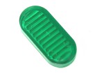 Insert 1 1/2" oval, green transparent (PI-11234-OGT)