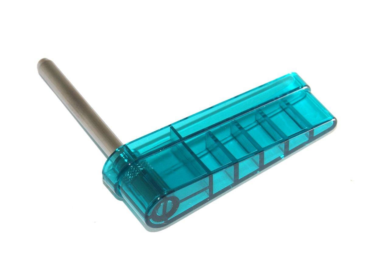 Flipper, teal transparent (20-9250)