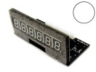 Pinballcenter 6-stelliges Flipper LED Display für Bally / Stern, weiss