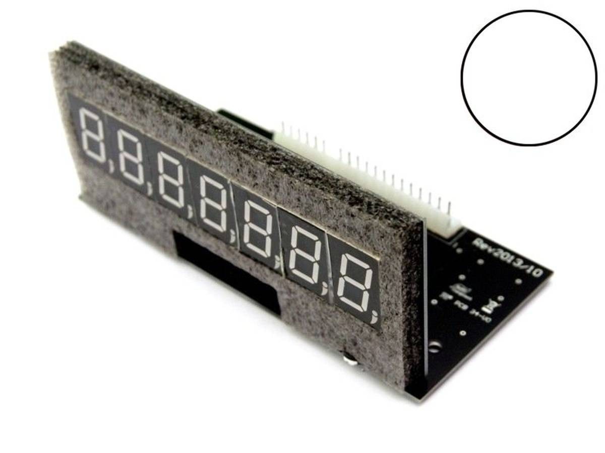 Pinballcenter 7-stelliges Flipper LED Display für Bally / Stern, weiss