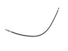 Crimpkontakt Stift 0.093" mit Kabel, schwarz