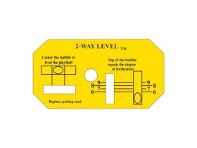 Decal "2 way level" für Data East