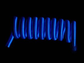 Light Spiral blue
