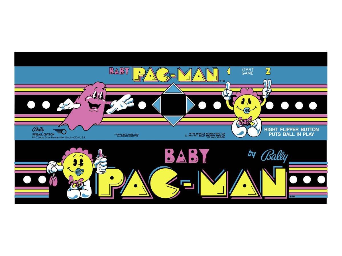 Control Panel Overlay (CPO) for Baby Pac-Man