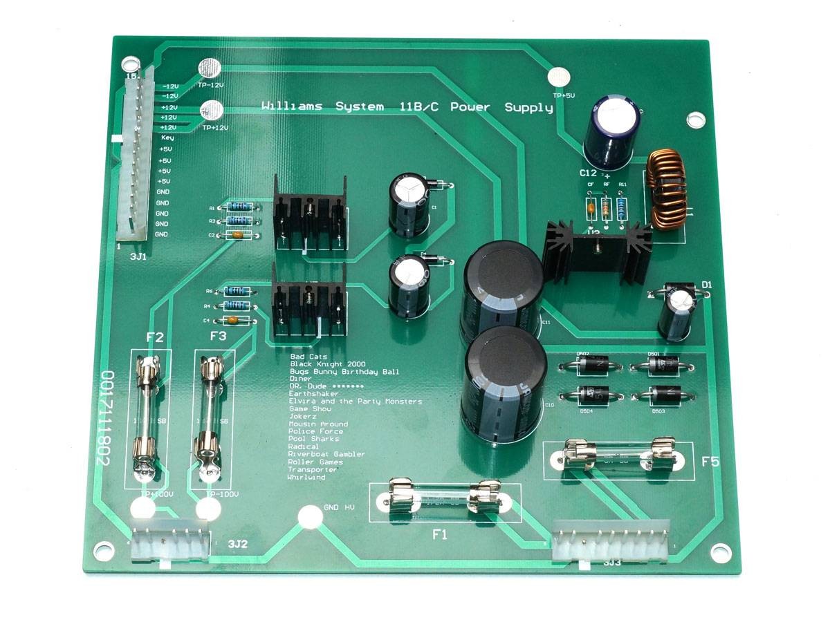 Power Supply for Williams System 11B / 11C