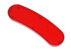 Insert 3 1/2 x 1" hotdog, red transparent