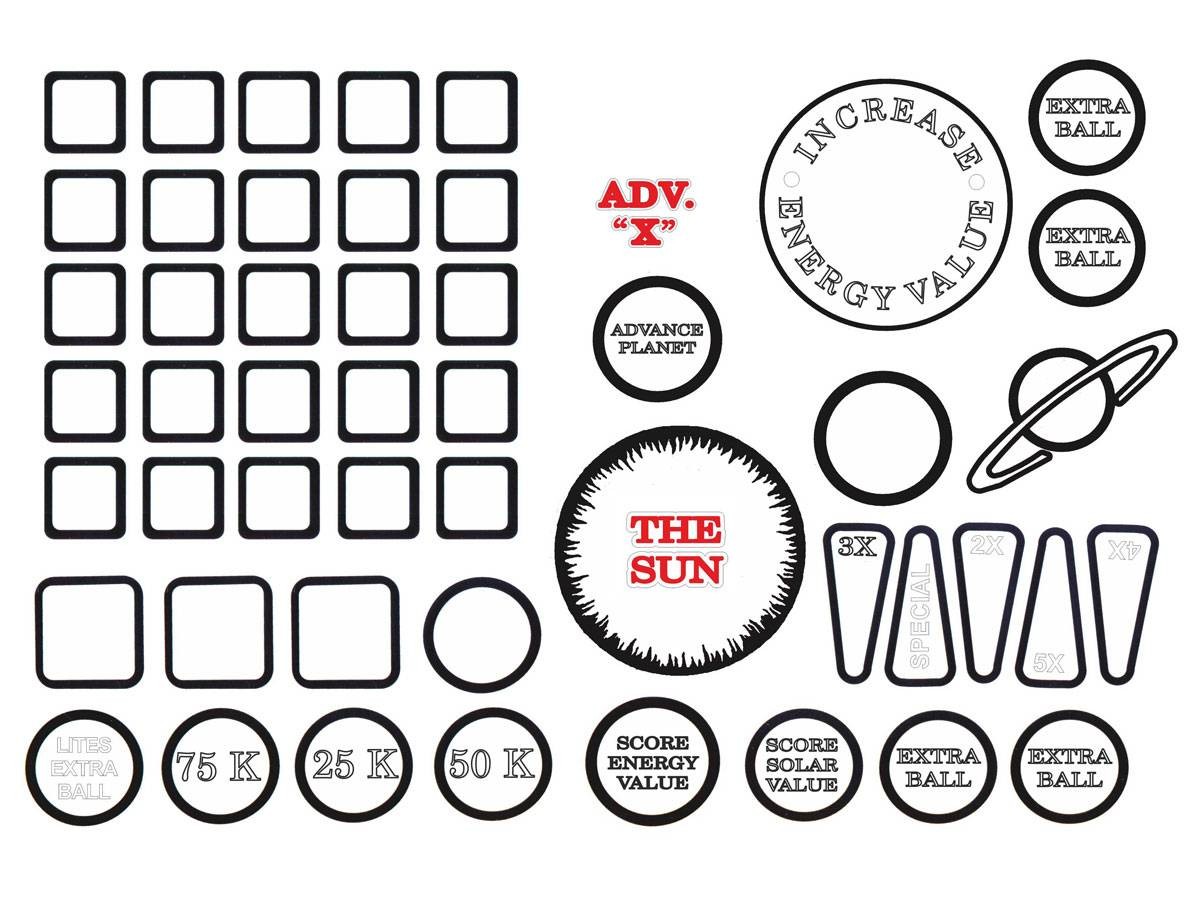 Insert Decal Set für Pin-Bot