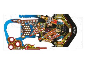 Printed Playfield Overlay Protector for Doctor Who