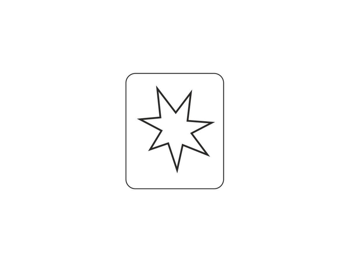 Target Decal "Star White"