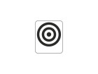 Target Decal "Bullseye Black"