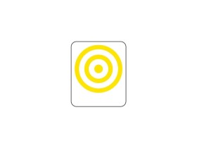 Target Decal "Bullseye Yellow"