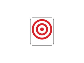 Target Decal "Bullseye Red"