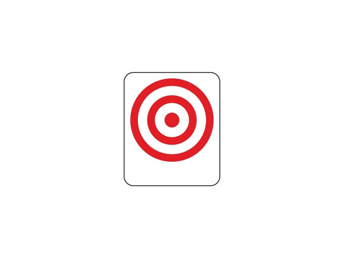 Target Decal "Bullseye Red"