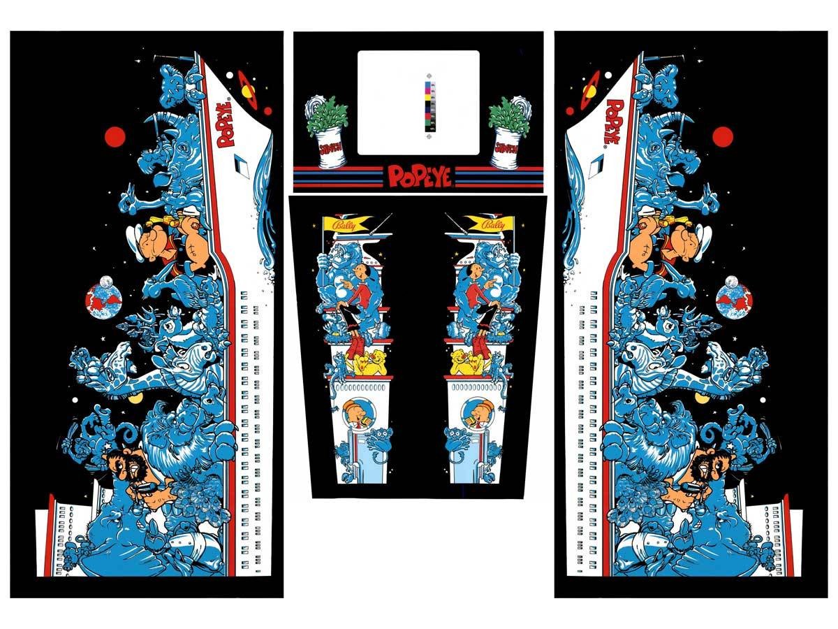 Cabinet Decal Set for Popeye