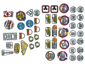 Insert Decal Set für NBA Fastbreak