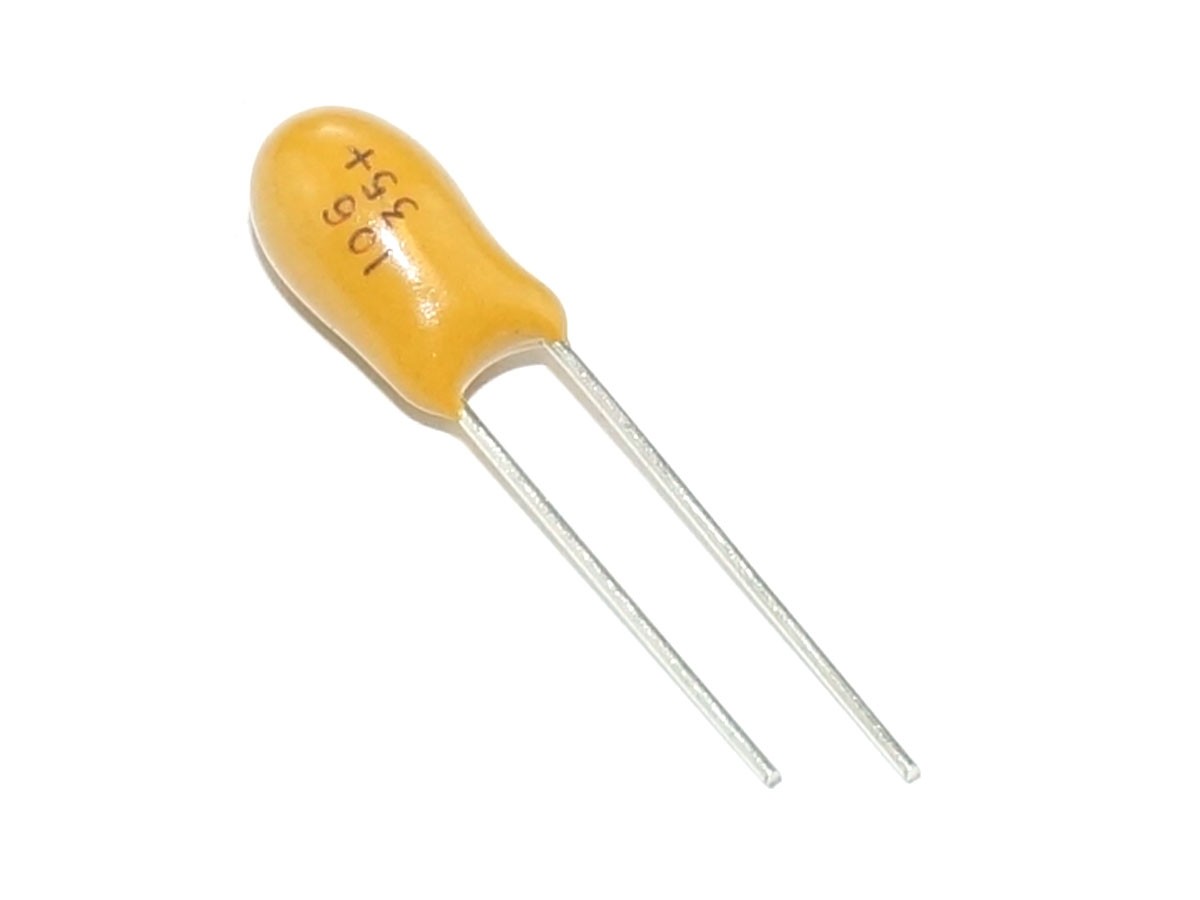 Capacitor 10uF, 35V, 20%, RM 2,54mm