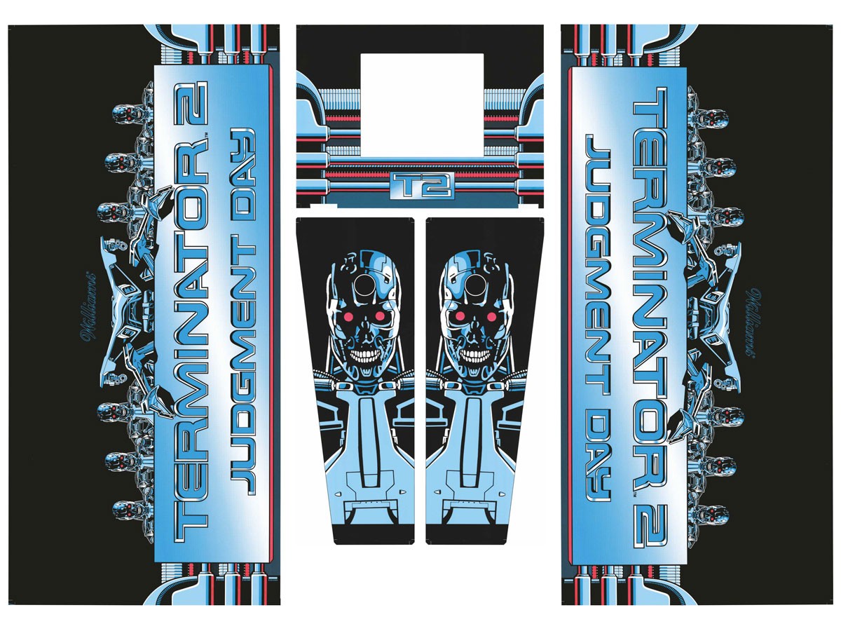 Cabinet Decal Set für Terminator 2