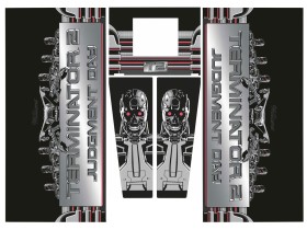 Cabinet Decal Set for Terminator 2 (Black)