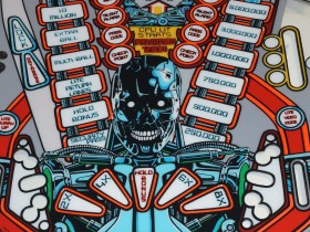 Printed Playfield Protektor für Terminator 2 "Neon Edition"