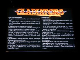 Instruction Card for Gladiator
