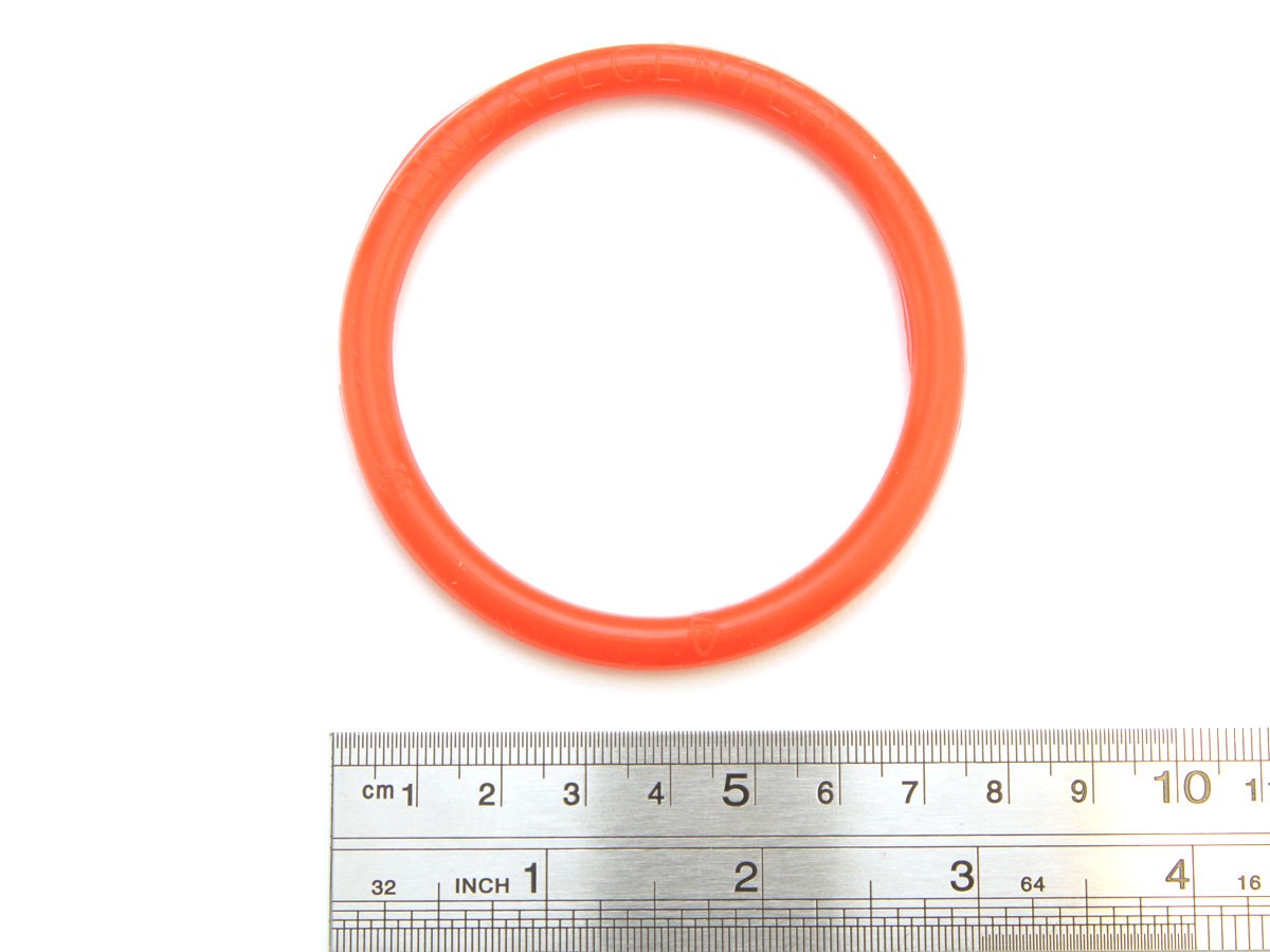 Gummi Ring 2-1/2" (63,5mm) - premium hellrot