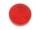 Insert 1" round, red transparent "Starburst"