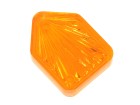 Insert 1" Schild, orange transparent "Starburst"